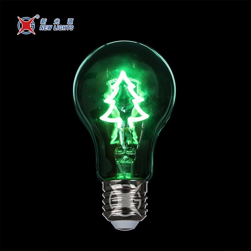 2019 hot sale A60 2W 120V 230V cartoon lamp decorative light led filament bulb