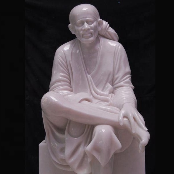 china marble sai baba statue