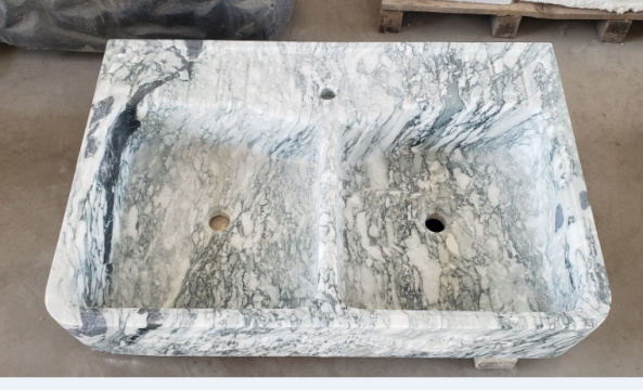 modern designs square marble stone kitchen bathroom sink basin