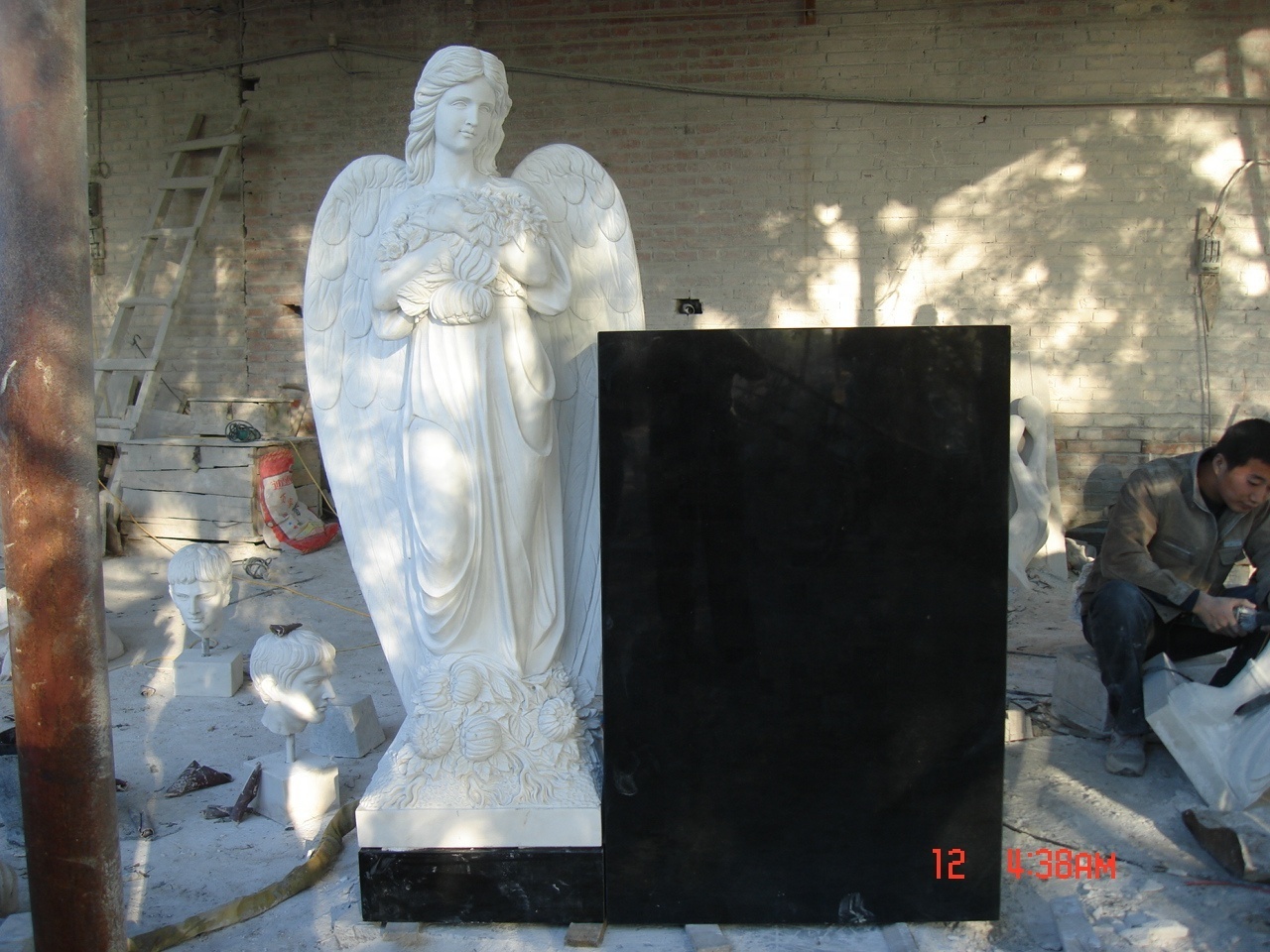 marble weeping heart angels monuments headstone memorial tombstone gravestone