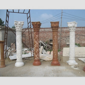 Interior Roman Marble Stone Pillars Columns