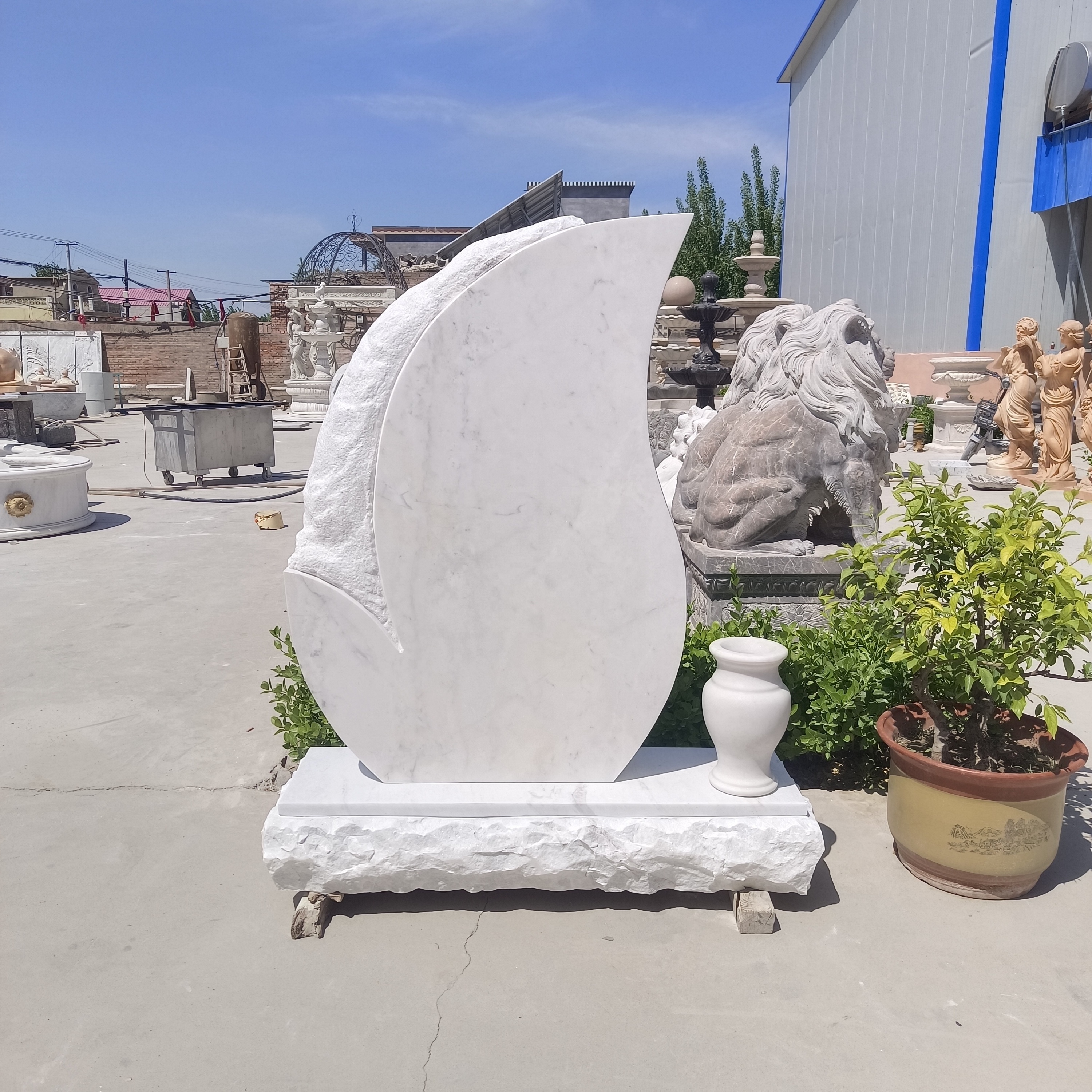 cheap natural stone marble cemetery grave monuments headstones