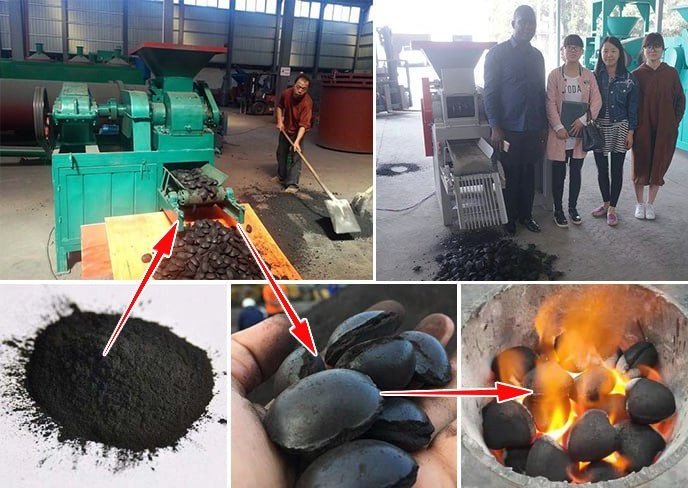 High Pressure Gypsum/Charcoal Powder ball Pressing/Press Machine charcoal briquette machine charcoal