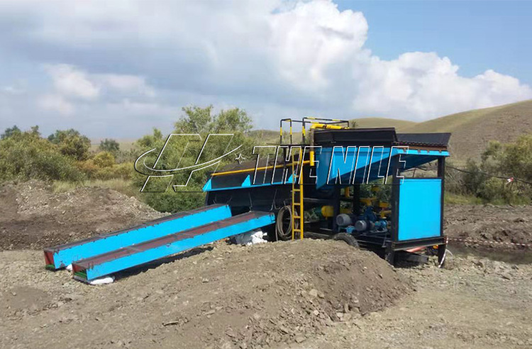 Gold Washing Plant Africa Popular Small Portable Gold Mine Separating Plant Machine 200 tph Alluvial Gold Trommel Washing Plant