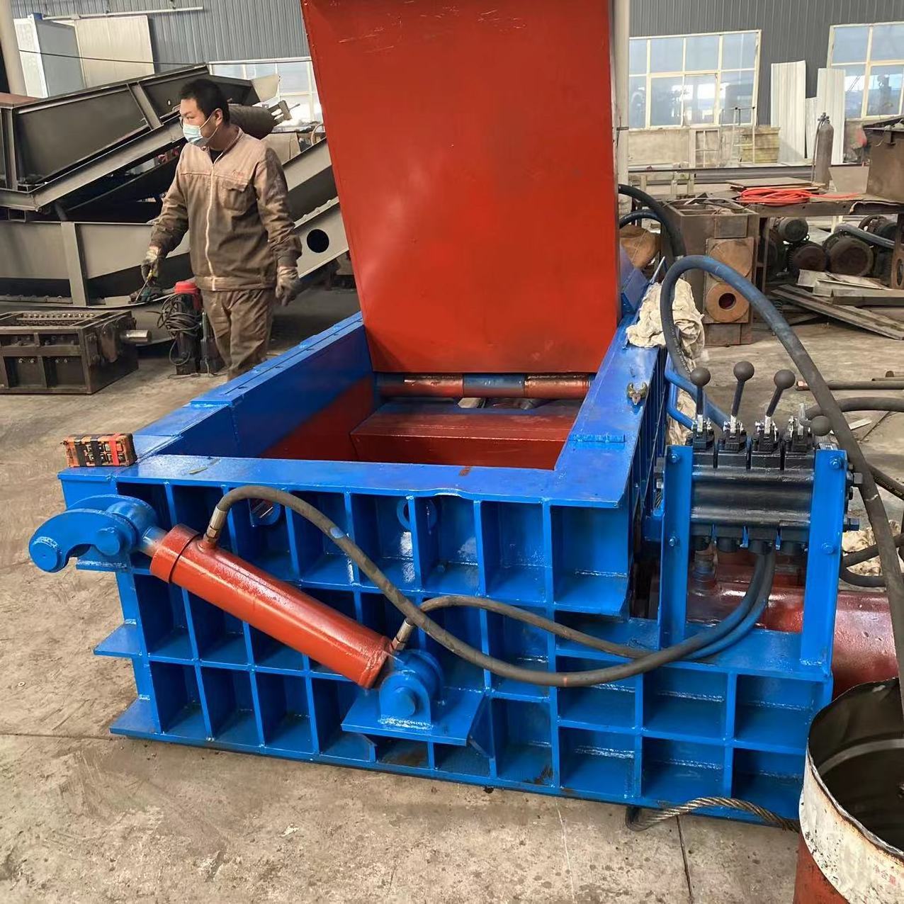 Y81/T-125Z Horizontal metal baling press metal waste compactor