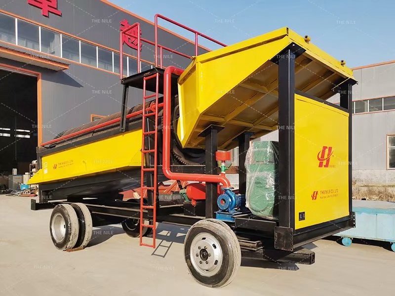 Mobile Trommel Scrubber Machine/Mini Gold Trommel For Sale Equipment Gold Washing Equipment