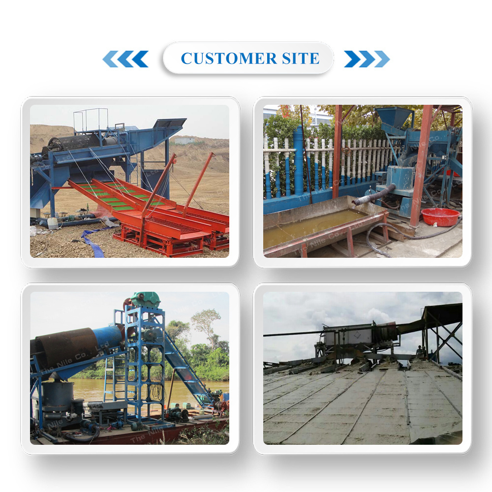 100Tph Mobile Alluvial Mobile Gold Wash Plant Mobile Trommel Screen Gold Washing Plant  hot sale in Kenya