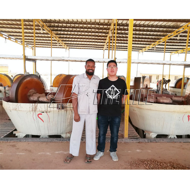 Top Rank Wet Pan Mill China Hot Sale High Quality Mineral Ore Gold Wet Pan Mill For Gold 1100 1200 1500