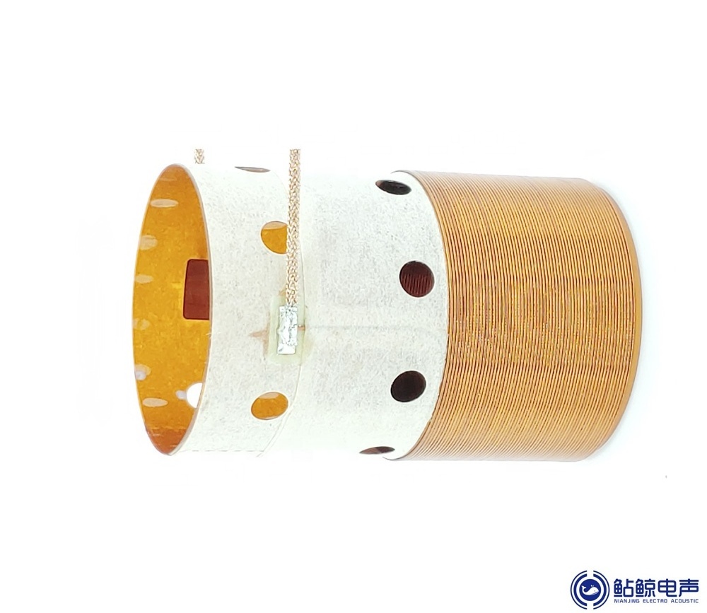 Customize Quality KSV Voice Coil High Temperature Resistance SV Insulated PESVW Enamel-cover Cupper Wire Kapton Voice Coil