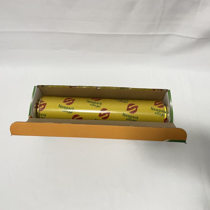 Factory Directly Food Grade PVC best fresh cling film for food plastic food wrap dispenser with slide cutter