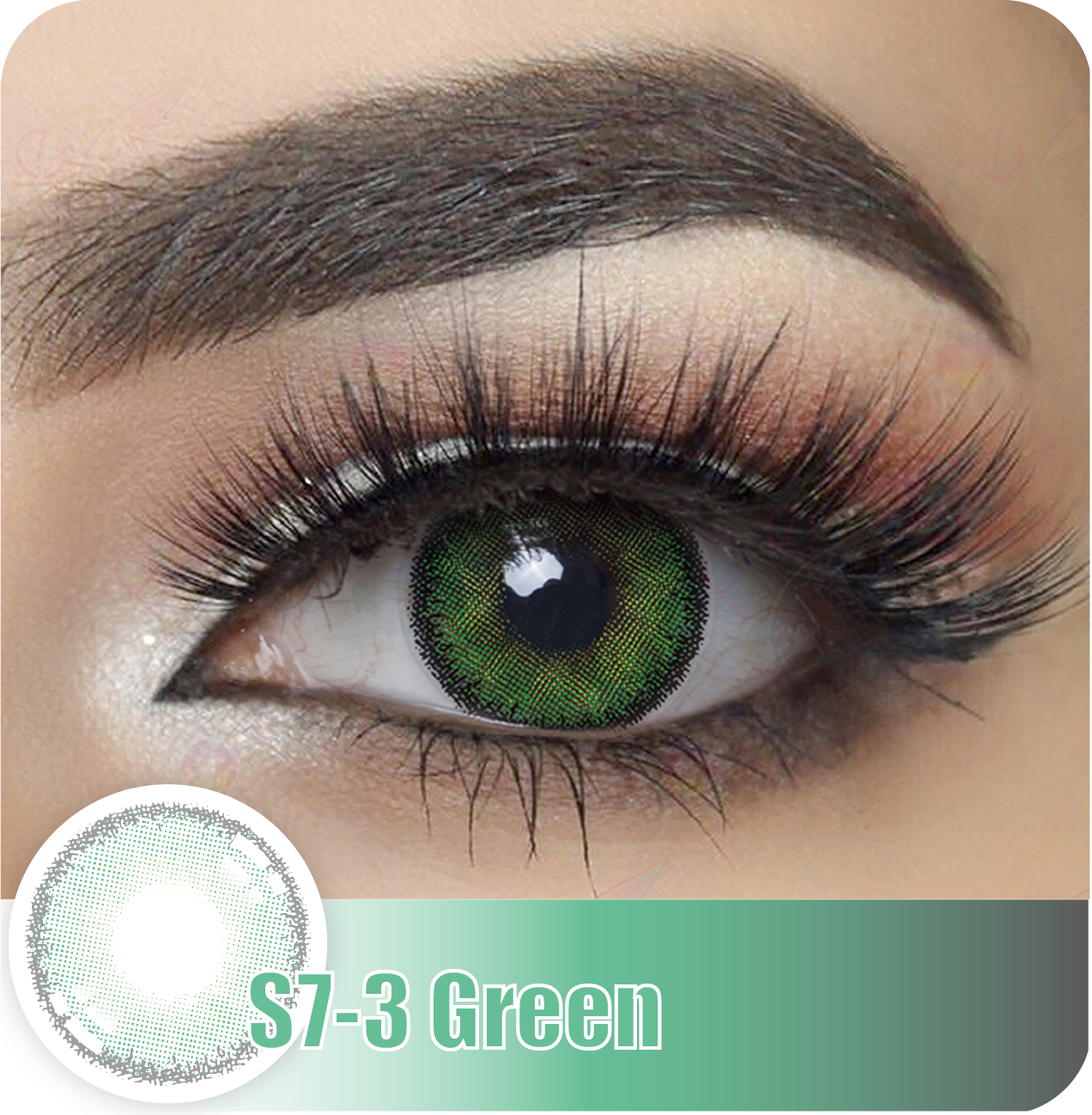 Freshgo  Color Contacts  Colored Contact Eye Lenses Sweety Sterling Gray 3 Tone Color Contact Lens