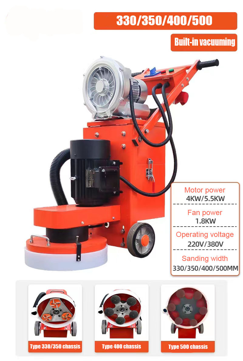 Dust Free Concrete Polisher Epoxy Ground Grinding Marble Terrazzo Floor Polishing Machines Epoxy Grinder Product