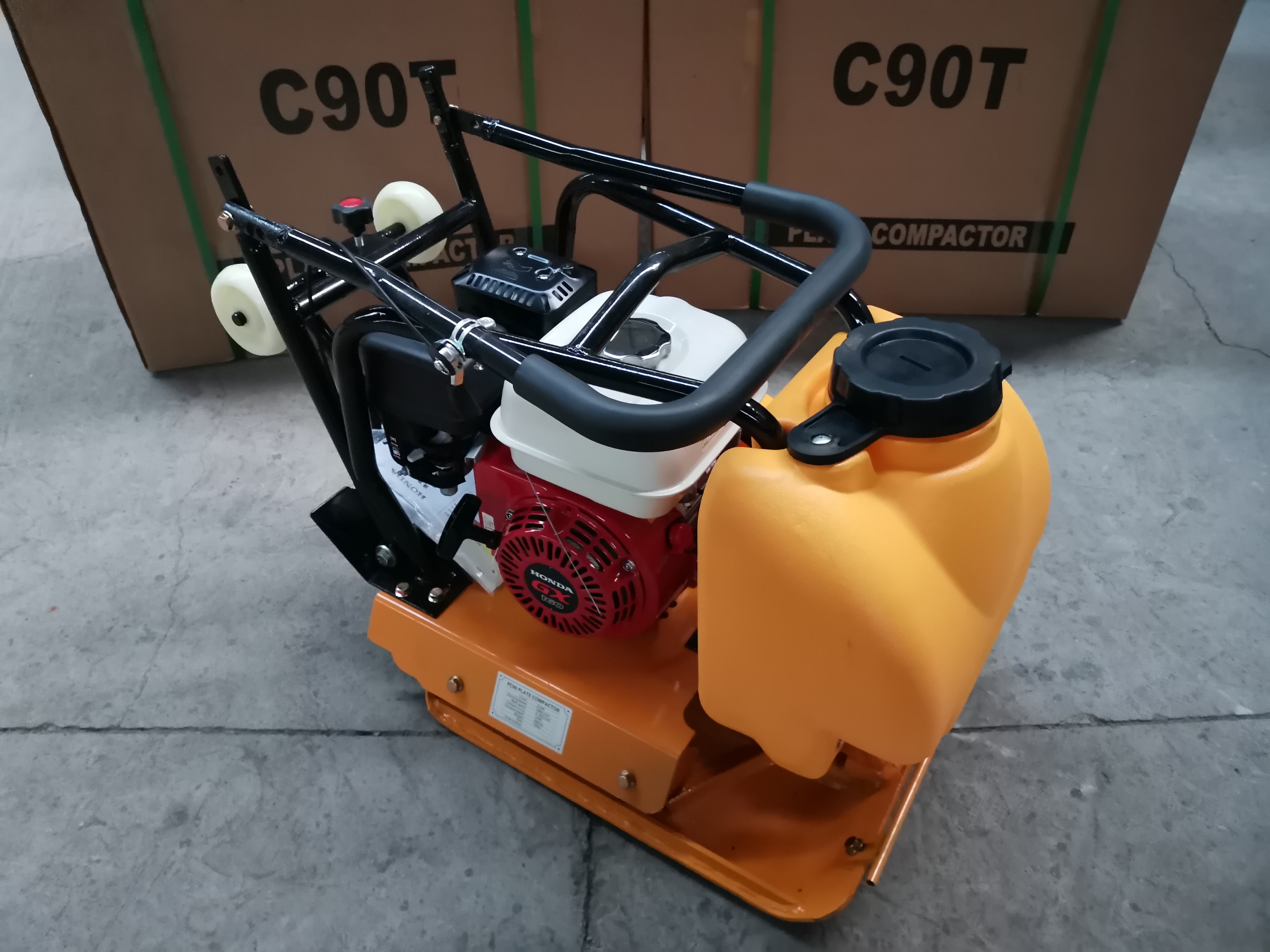 Best Price Plate Rammer Reversible Manual Vibratory Plate Compactor C-90T Compactors for Soil Plate Compactor for Sale Provided