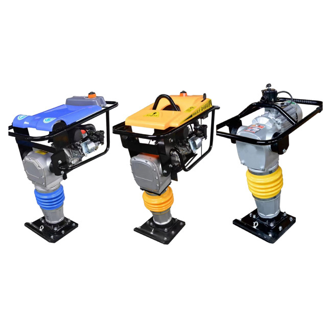 Factory Handheld Compactor Vibrating Robin Ey20 Engine Gasoline Construction Tools Earth Electric Tamping Rammer Machine Price