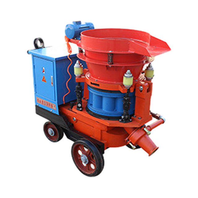 Factory Price Gypsum Mortar Cement Plunger Shotcreting Wall Renderer Wet Concrete Spraying Dry Concrete Gunite Shotcrete Machine