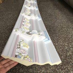 Customized Polyurethane Carved Cornice Molding Decorative PU Architecture Ceiling Corner Crown Moulding