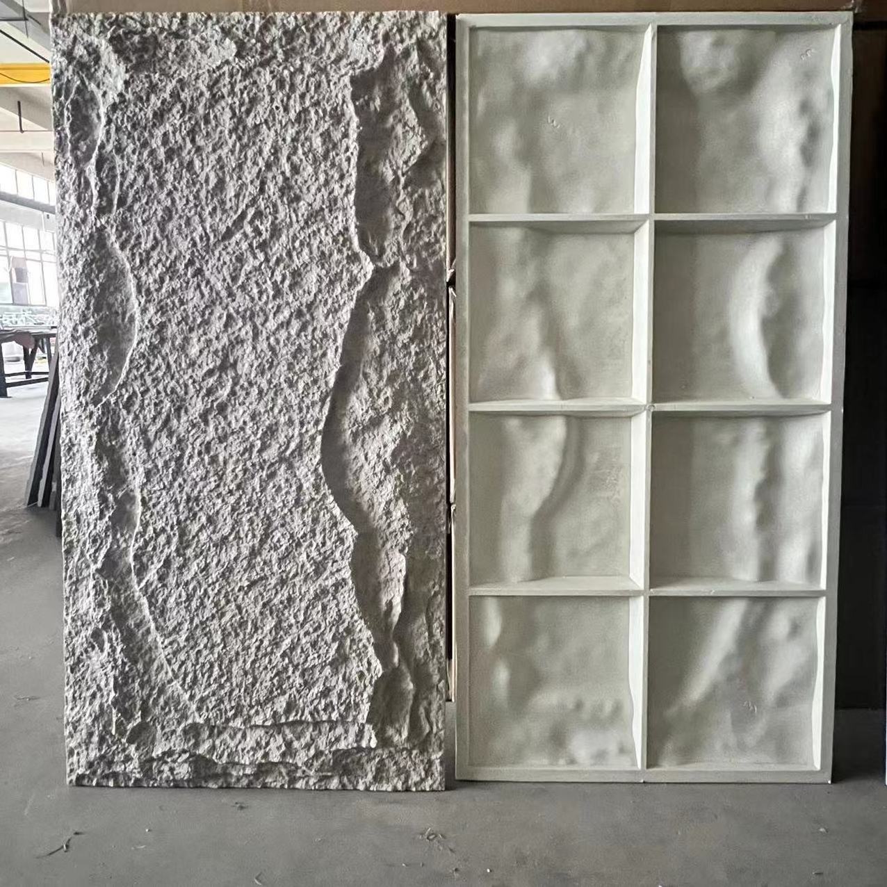 Wholesale Fireproof PU Rock Stone Cultural Polyurethane Exterior Wall Faux Stone Panel