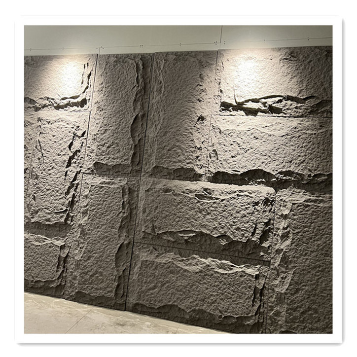 Lightweight Polyurethane 3D Cultural PU Wall Cover Stone Wall Panel for Exterior Wall