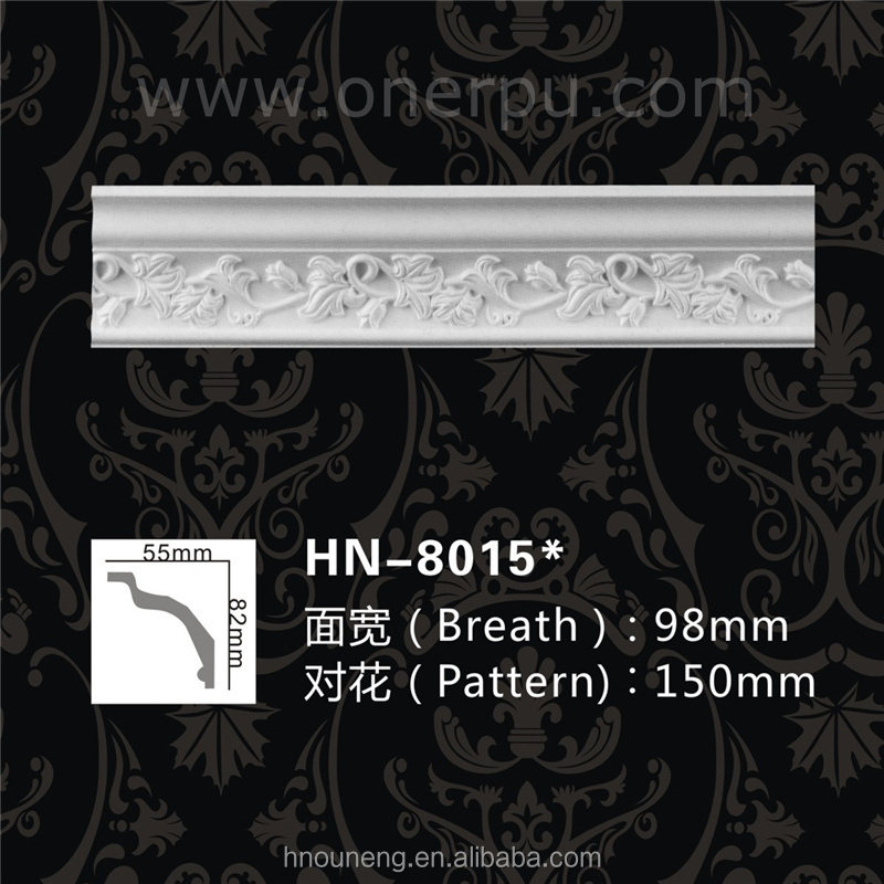 HN-8017 China exterior moulding company PU cornice