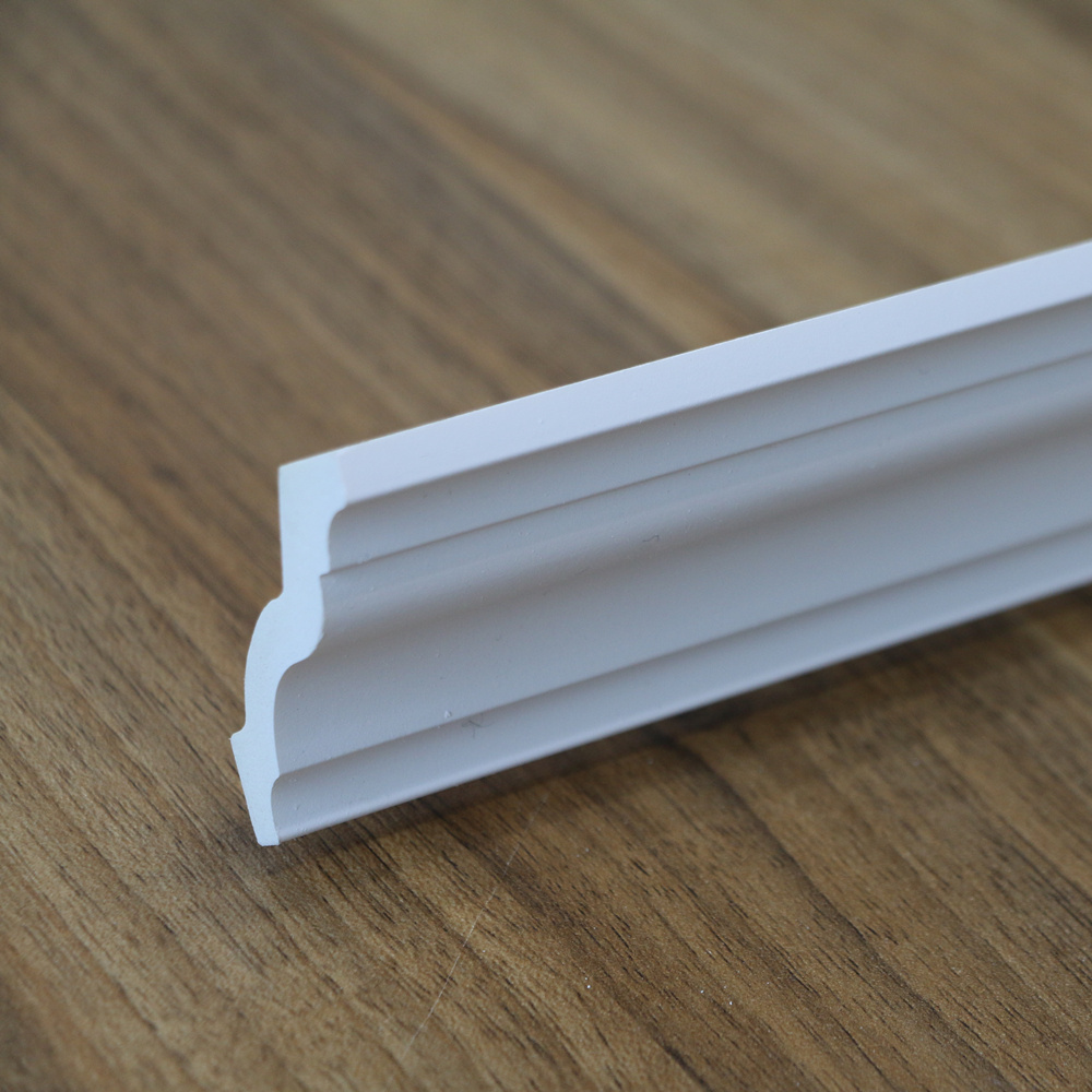 HN-8501 Wholesale Polyurethane Plain Cornice Moulding Decorative PU Crown Molding