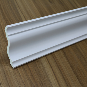 HN-8501 Wholesale Polyurethane Plain Cornice Moulding Decorative PU Crown Molding