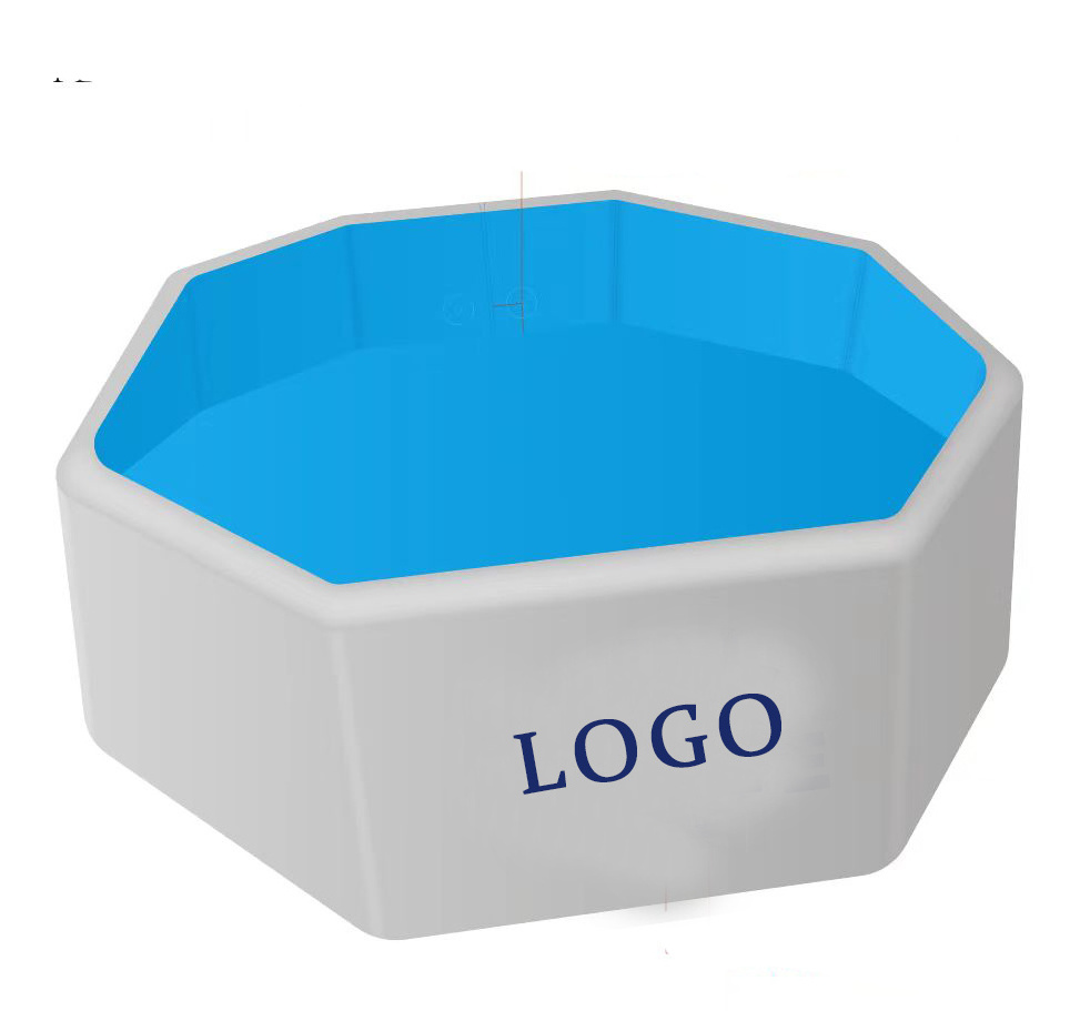 custom octagon extra large ice bath tub inflatable portable ice bath cold plunge pool