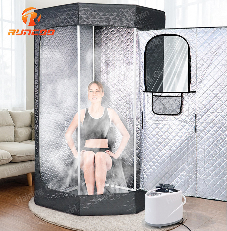 1 person slimming heating sauna box steam rooms weight loss sweat sauna box for home relaxation