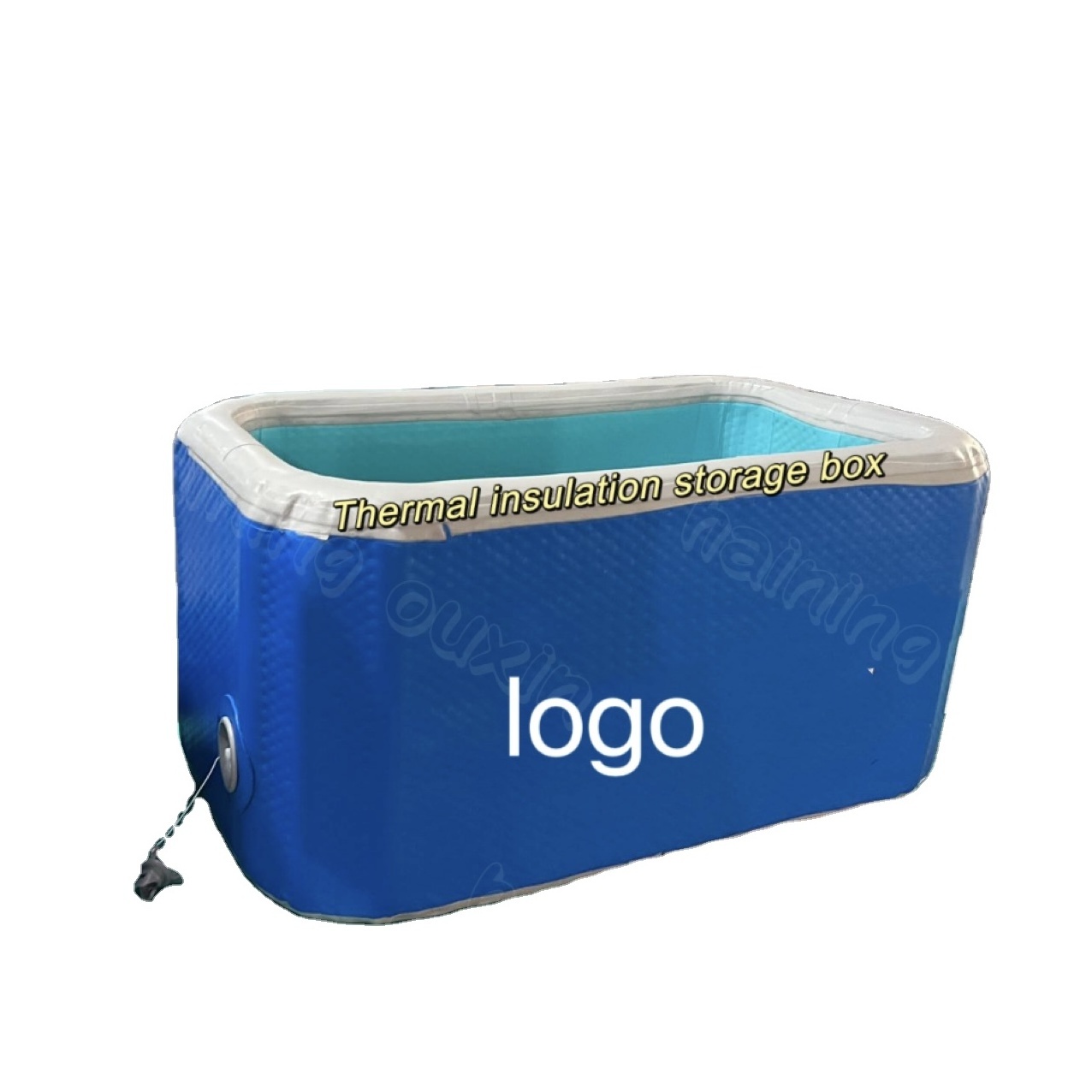 In-car placement inflatable custom drop stitch Outdoor Portable fish packing box ice insulated ice cooler box