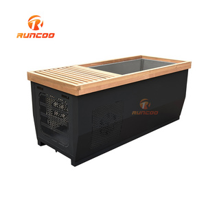 customize logo Water Cooling System Sports Recover Pod wood steel cedar wooden bathtub ice bath