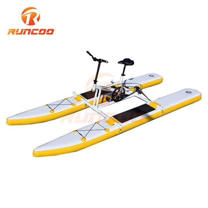 Aqua Bike Portable Water Bike Inflatable Floating Sport Sea Pedal Water Bicycle For Water Sport