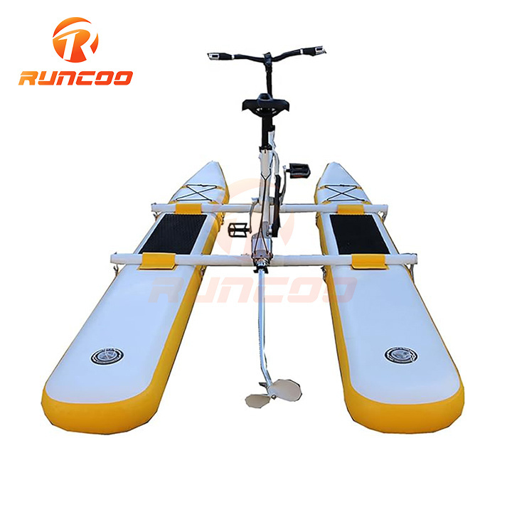 Aqua Bike Portable Water Bike Inflatable Floating Sport Sea Pedal Water Bicycle For Water Sport