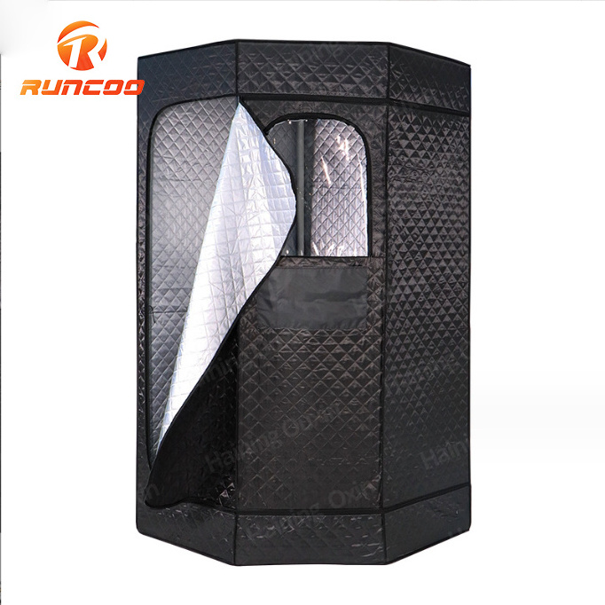 1 person slimming heating sauna box steam rooms weight loss sweat sauna box for home relaxation