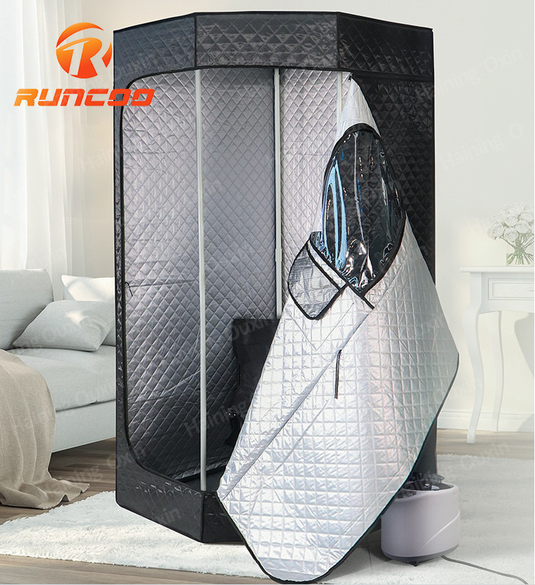 1 person slimming heating sauna box steam rooms weight loss sweat sauna box for home relaxation