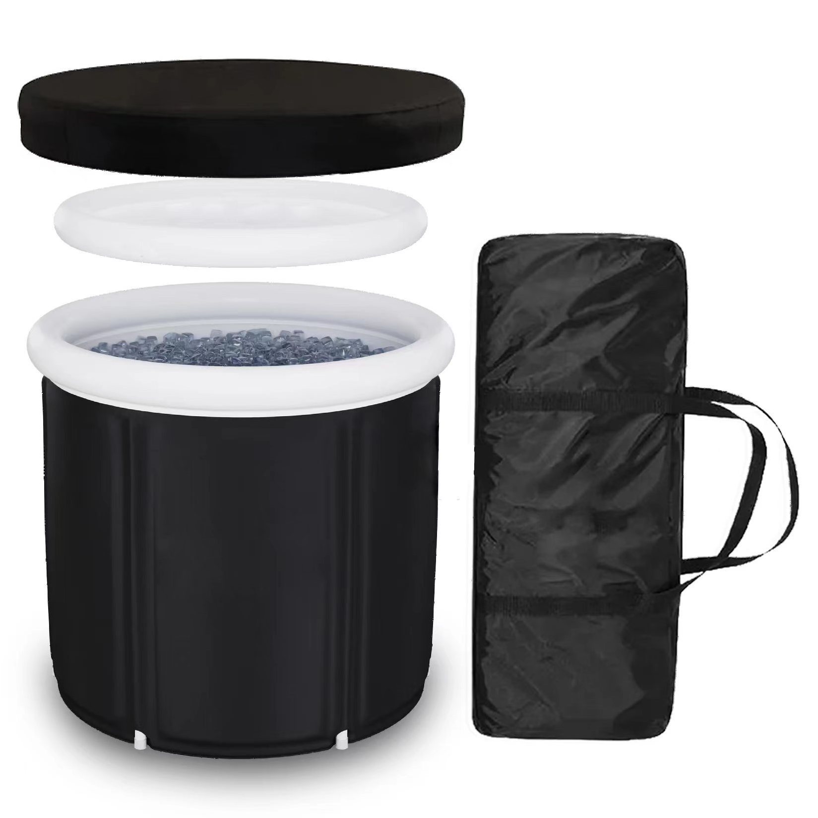 custom 5 layer large ice bath outdoor insulated ice bath bucket for adults portable ice bath