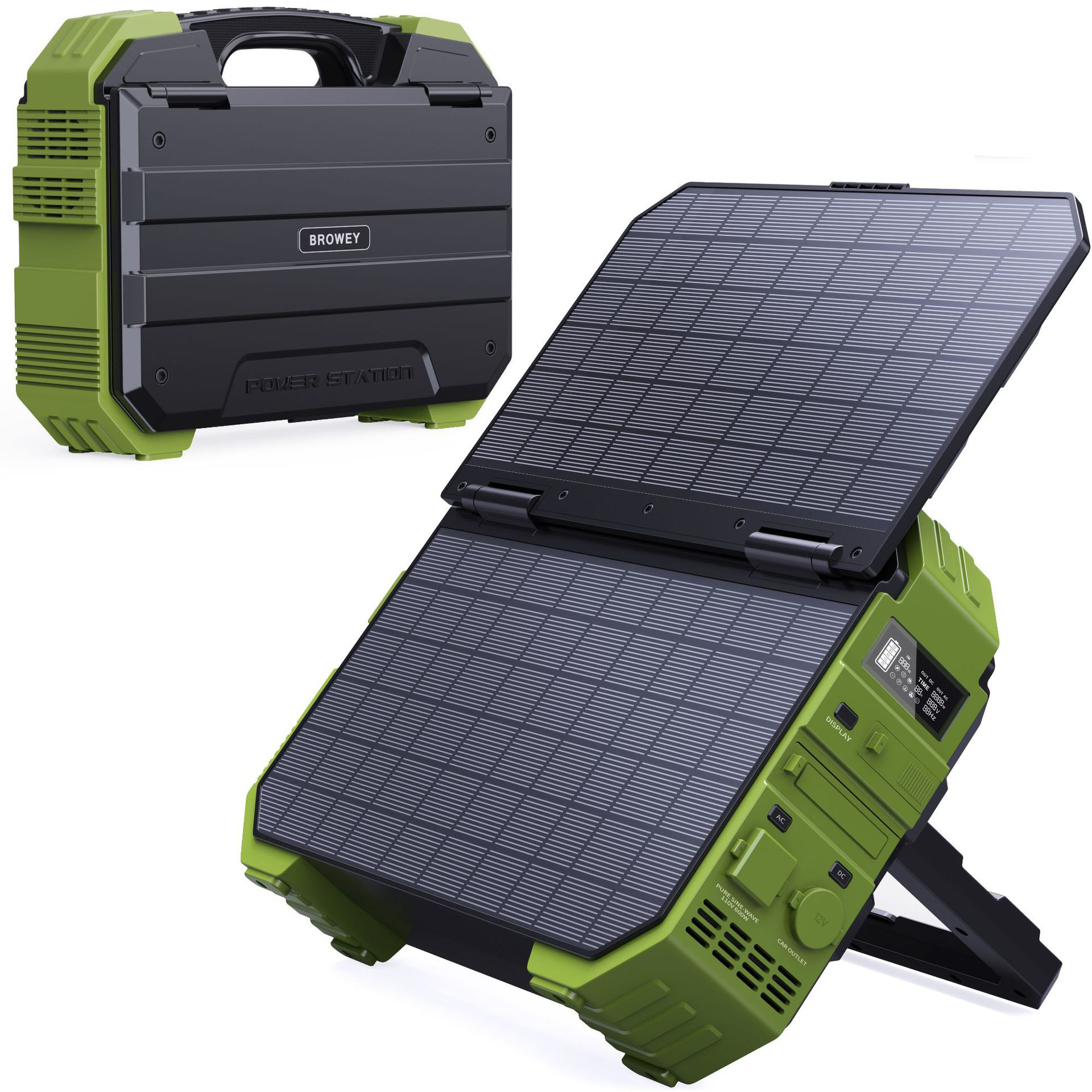 high-power 600W outdoor emergency mobile power supply portable solar panels with battery storage