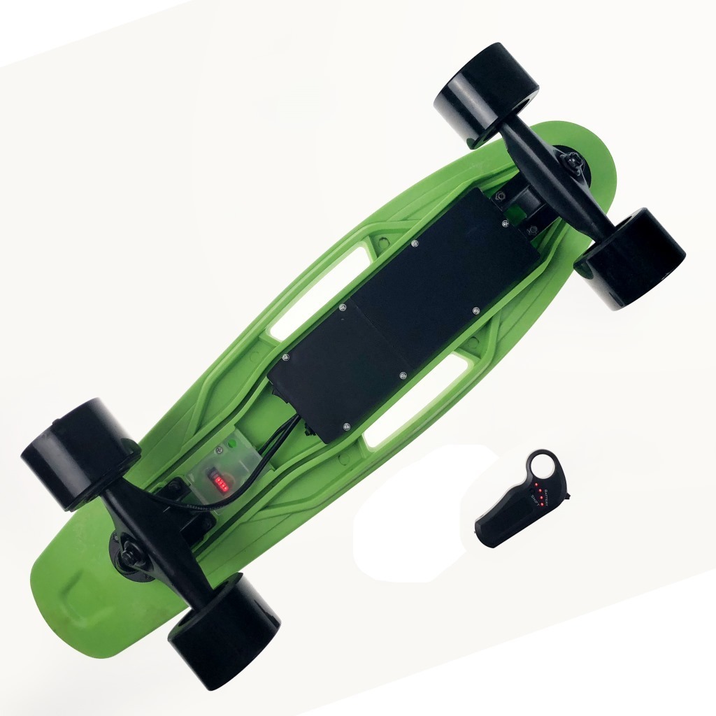 Electric scooter skateboard wireless remote control four-wheel single-drive skateboard 27-inch fish board