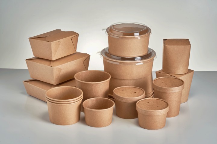 Custom Logo Eco-friendly Disposable Kraft Paper Bowl Packaging Hot Soup Paper Ramen Noodle Bowl