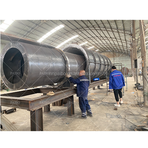 Continuous Type Smokeless Rotary Carbonization Furnace Full Automatic Coconut Shell Biochar Kiln Charcoal Making Machine 220V