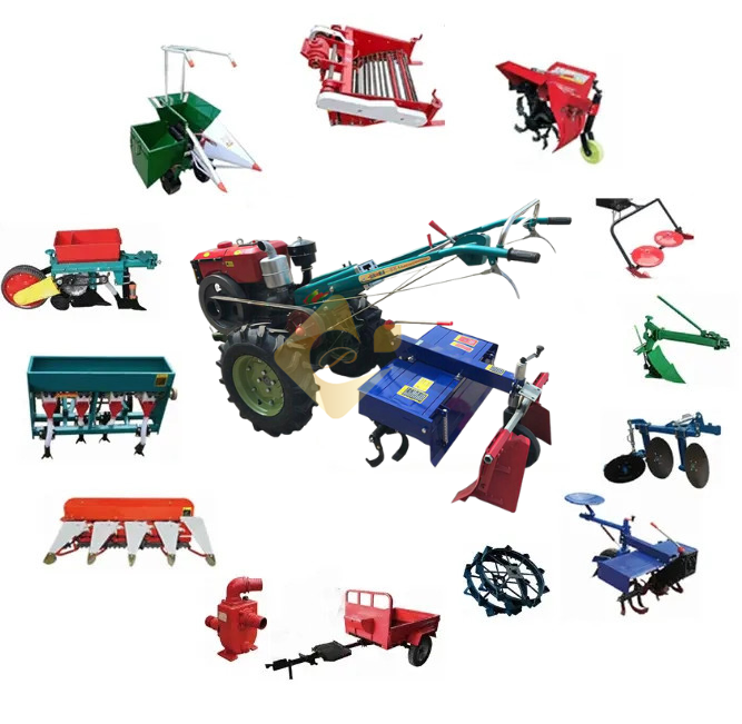 Agricultural Hand Tractor Matching Plastic Mulch Applicator Laying Machine/manual Gasoline Driven Thin Film Covering Equipment