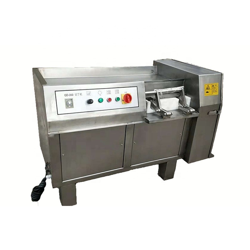 2024 Mutton Meat Cuber Cutting Dicing Machine Cooked Chicken Meat Cube Dice Cutter Machine