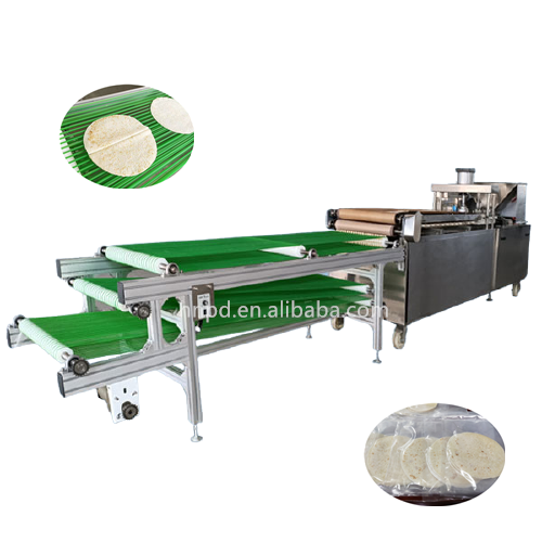 Customized 12 Inch Soft Taco Pita Bread Dough Roll Sheeter Machine Lavash Making Machine Production Line