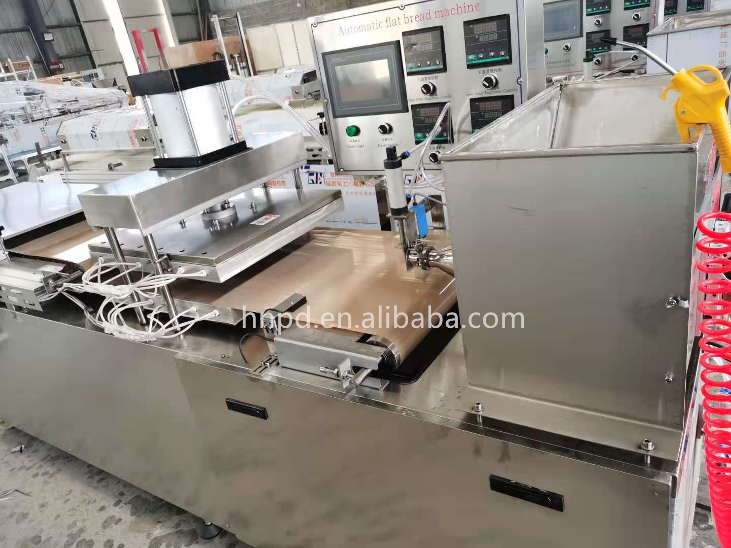 Low Cost Turkish Bread Machine / Lavash Production Line / Flat Bread Making Machine for sale