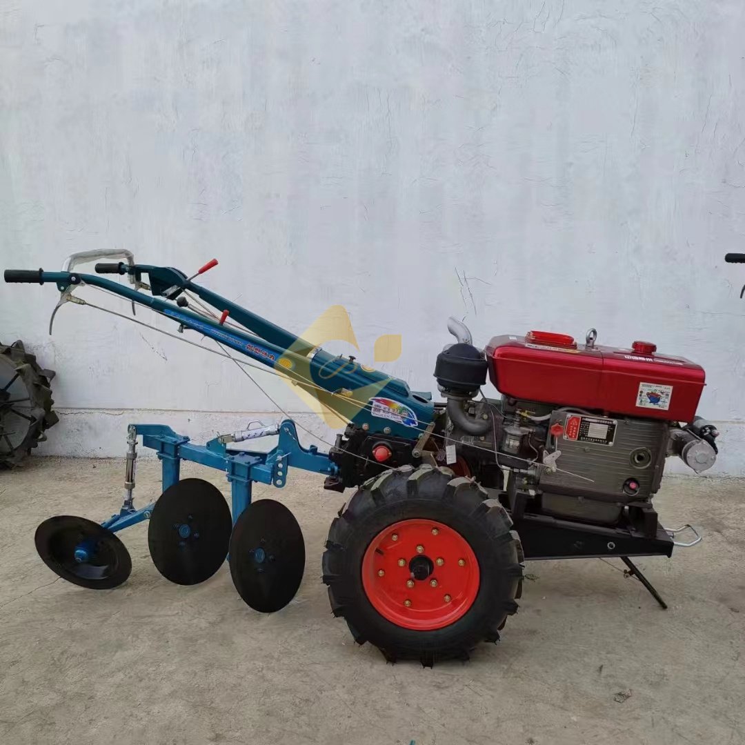 12hp 15hp 16hp 18hp 20hp 22hp Two Wheel Mini Walk Behind Tractor Power Tiller Walking Tractor With Diesel Engine