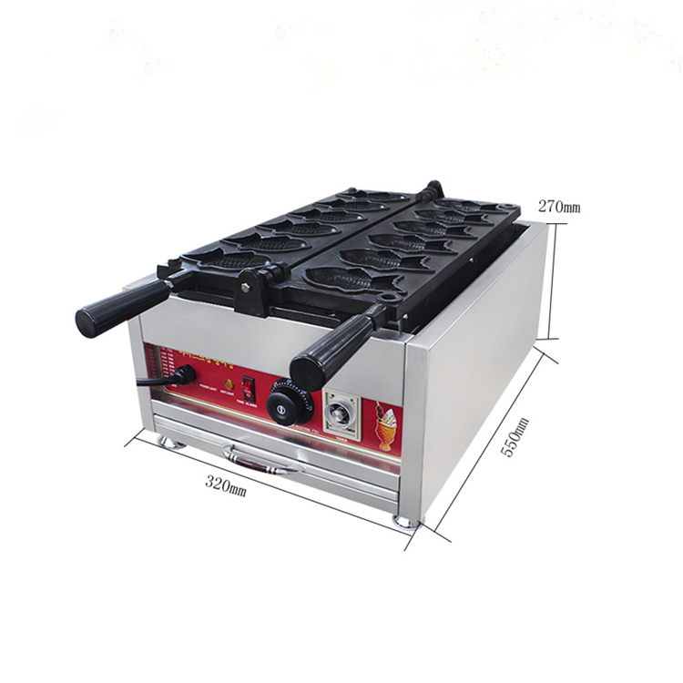 Commercial Automatic Taiyaki Waffle Maker Making Machine