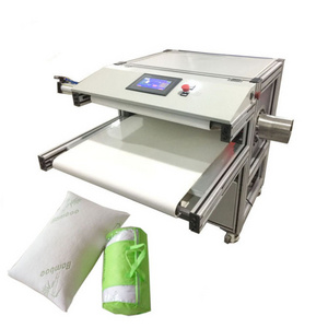 Automatic Pillow Mattress Quilt Roll Rolling Packing Machine