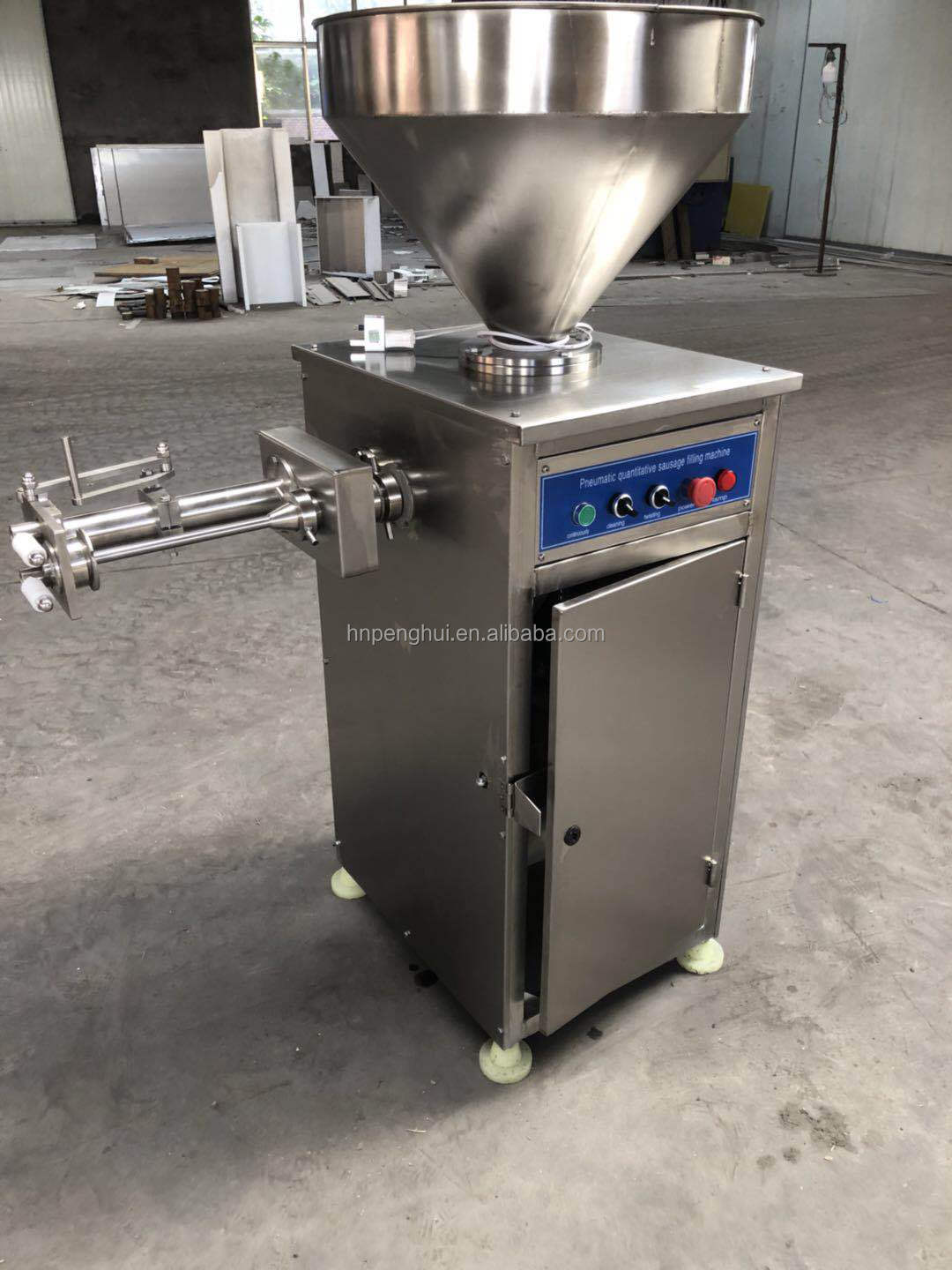 Electric pneumatic 304 stainless steel Dog Sausage Stuffer Tying Making Maker Filler Sausage Filling Machine With Twister