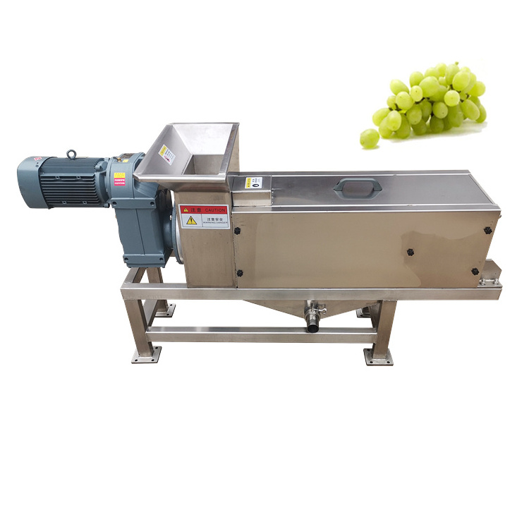 Electric Grape Juice Extracting Making Machine Ginger Grape Screw Press Juicer Squeezer Machine