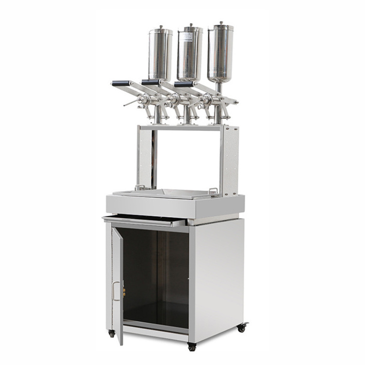 Automatic Churros Dough Making Filling Machine Portable Churro Maker Machine With Fryer For Sale