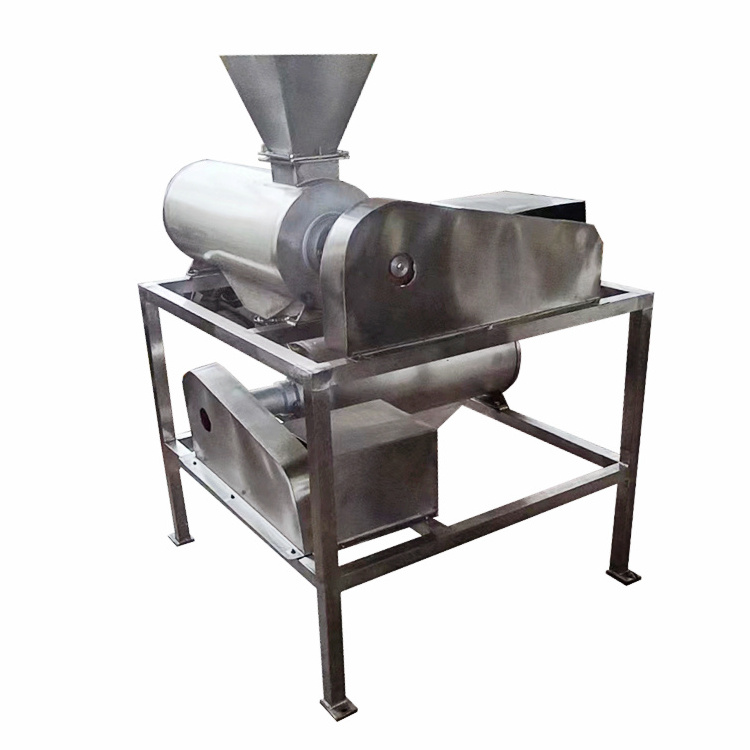 Double Channel Blueberry Kiwi Peach Pulping Machine Tomato Mango Puree Extractor Making Machine