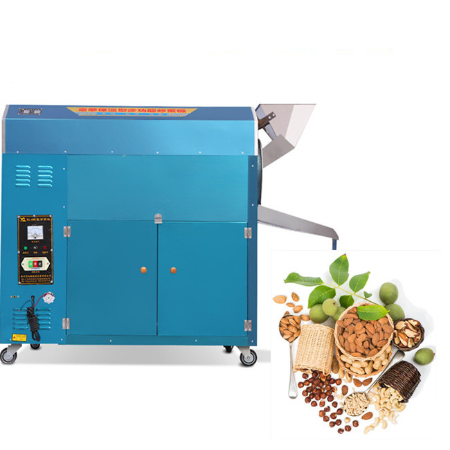 Portable Gas Electric Peanut Nut Sunflower Melon Seeds Drum Roasting Roaster Machine Price